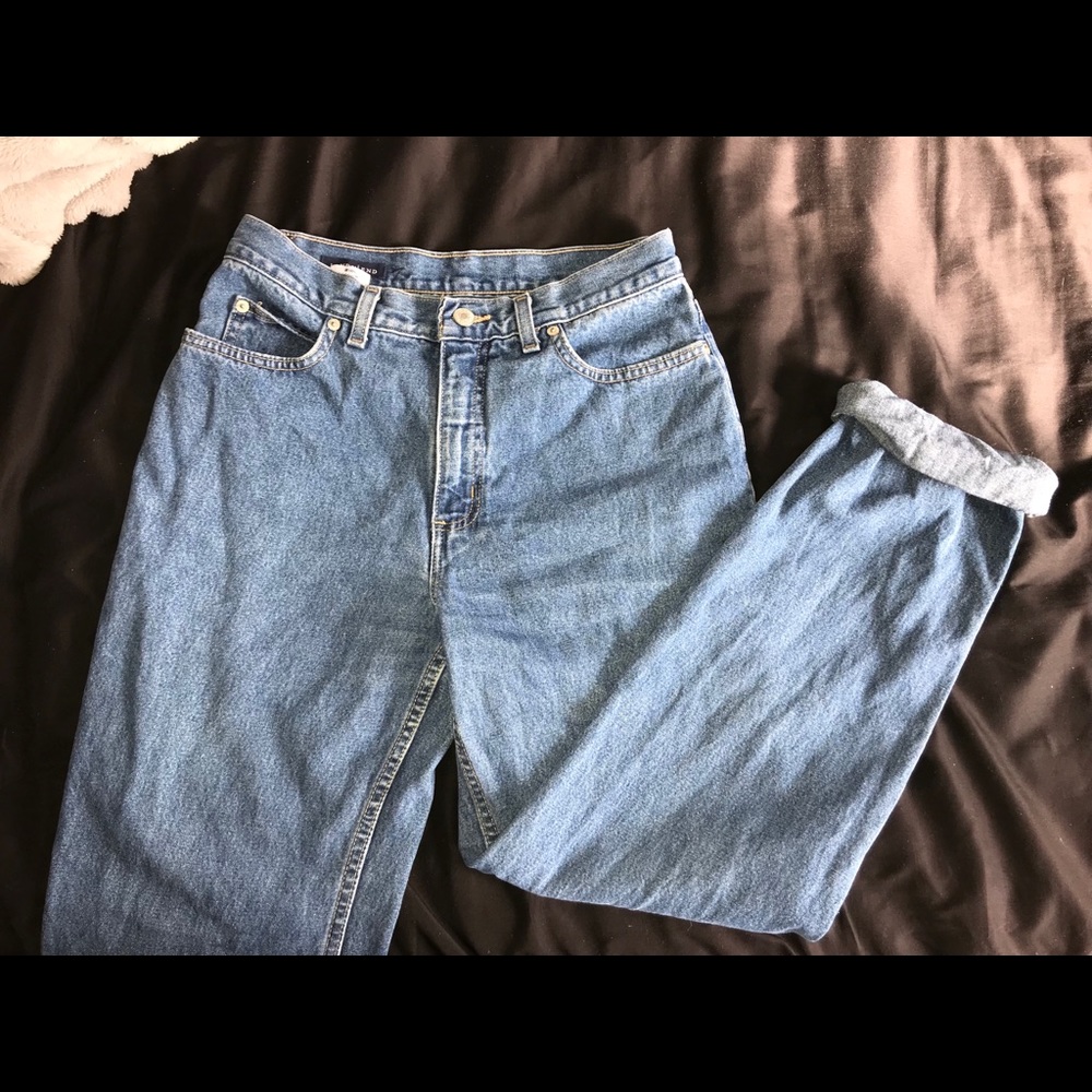 Trendy High Rise Mom Jeans